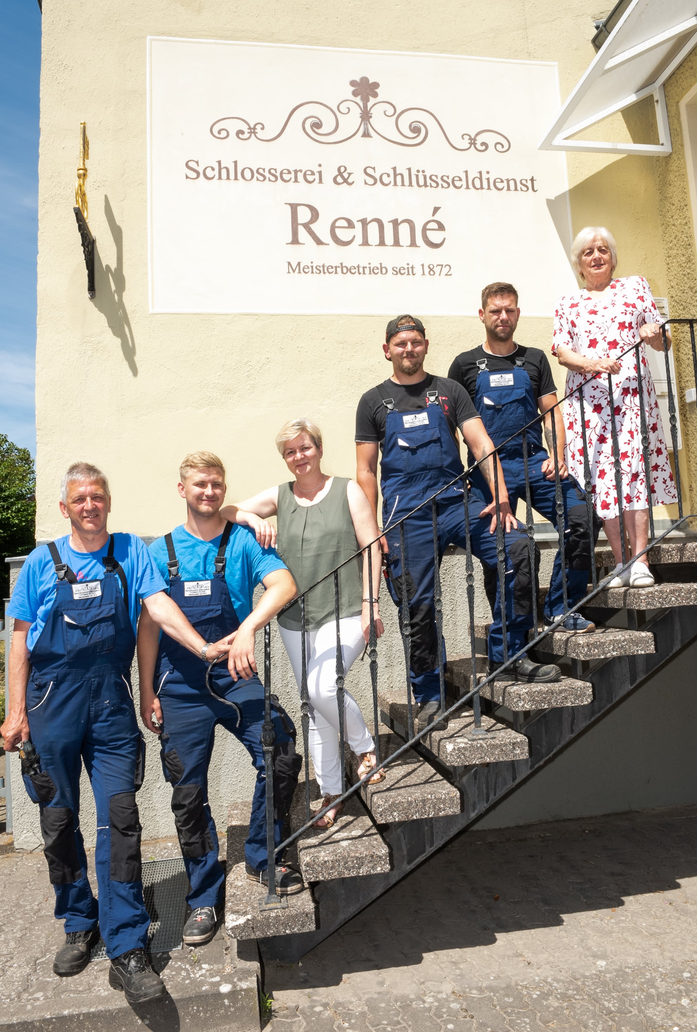 Team der Bauschlosserei Renné
